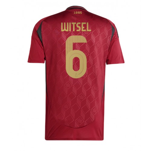 Fotbalové Dres Belgie Axel Witsel #6 Domácí ME 2024 Krátký Rukáv